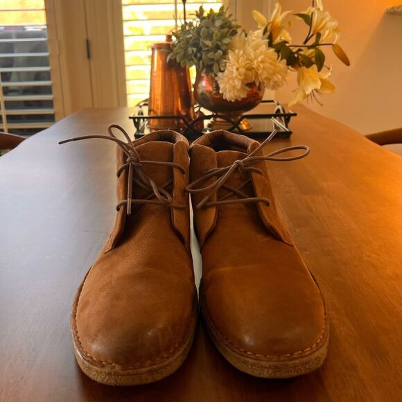 Born Sampson Men Brown Suede Leather Chukka Ankle Boots Sz 13M Lace-Up Comfort - Picture 2 of 10